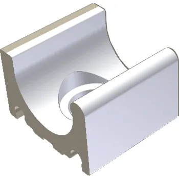 Stavební materiál RAKO Pool - Přelivová hrana bílá 21,5x20, XPD53023