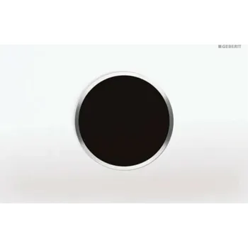 Splachovací tlačítko Geberit Sigma10 - Elektronické ovládání splachování, síťové napájení, bílá/lesklý chrom 115.907.KJ.6