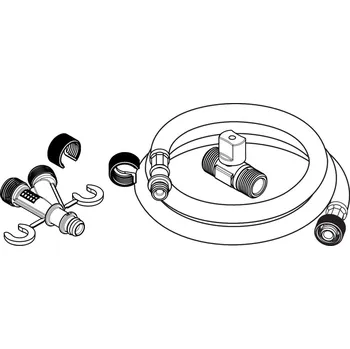 Hansgrohe - Sada pro připojení vody pro sprchovací toaletu 60308000