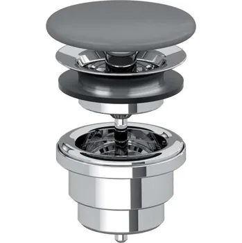 Sifon Villeroy & Boch - Neuzavíratelná výpusť, grafit 683500I4