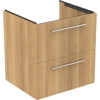 Nábytek Ideal Standard i.Life B - Umyvadlová skříňka 60x63x51 cm, 2 zásuvky, dub T5270NX