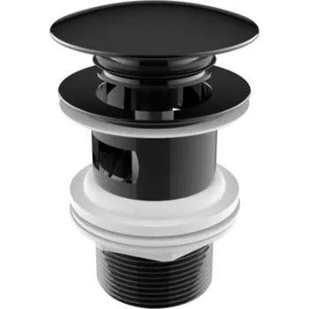 Sifon Roca Aqua - Umyvadlová výpusť, ClickClack, titanium black A5054015CN