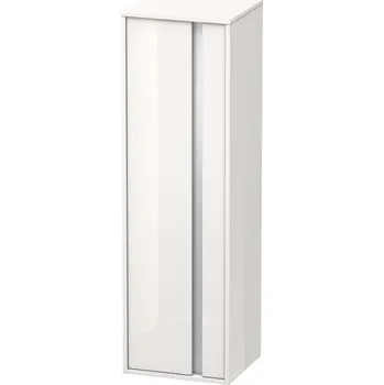Koupelnový nábytek Duravit Ketho - Skříňka vysoká 132x40x36 cm, levá, lesklá bílá KT1257L2222