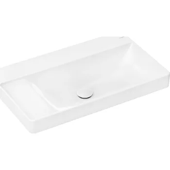 Umyvadlo Hansgrohe Xelu Q - Umyvadlo 80x48 cm, bez přepadu, bez otvoru pro baterii, SmartClean, bílá 61035450