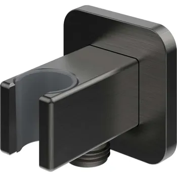 Sprchový držák OMNIRES - Nástěnné kolínko s držákem, kartáčovaný grafit 8815GR