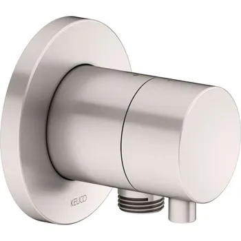 Ventil Keuco IXMO - Přepínací ventil pod omítku, pro 2 výstupy, s připojením sprchy, kartáčovaný nikl 59556051101