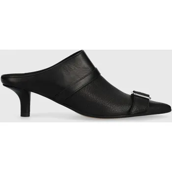 Dámské lodičky Kožené lodičky MM6 Maison Margiela Slipper S66WX0056 černá 99X, EUR 37