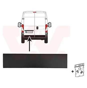 Lišta karosérie Ozdobná / ochranná lišta, dveře VAN WEZEL 4064431