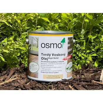 barva a nátěr na dřevo Osmo Tvrdý voskový olej, hedvábný polomat 3 l 3032