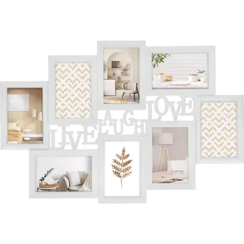 Rám na obraz LIVARNO® Fotorámeček (Live-Laugh-Love bílá)