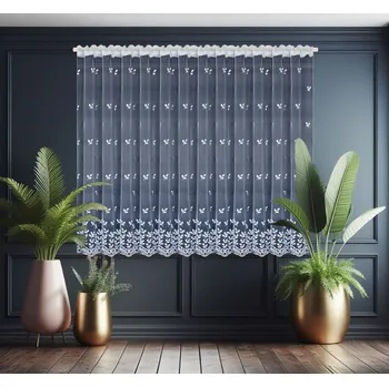 Fliying Hotová záclona s výšivkou L 105-7049, 400x150 cm