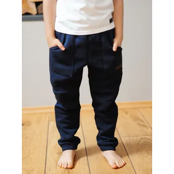 Hřejivé navy tepláky Velikost: 98/104