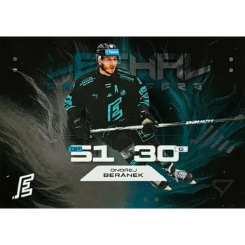 Karetní hra insert karta ONDŘEJ BERÁNEK 25-26 SZ ELH Ser. 1 Lethal Cannoneers číslo LC-09