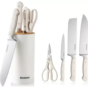 Kuchyňský nůž Gooda 5-dílná sada kuchyňských nožů se stojanem (27819)