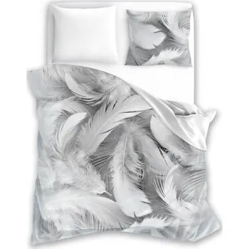 Sprchový závěs POŚCIEL KPL. 220X200+2x70X80 BAW. NATURAL 001 LEKKA JAK PIÓRKO