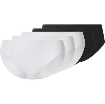 Kalhotky esmara® Dámské kalhotky Hipster, 5 kusů (černá/bílá, S(36/38))