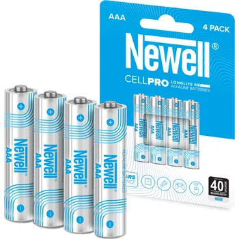 Článková baterie Newell CellPro alkalické baterie AAA (4 ks) NL4607