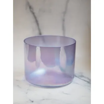 Křišťálová alchymická zpívající mísa, průměr 18 cm, 6. čakra, 432 Hz