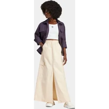 Dámská sukně adidas Trapézová sukně Premium Essentials IU2677 Béžová Regular Fit L