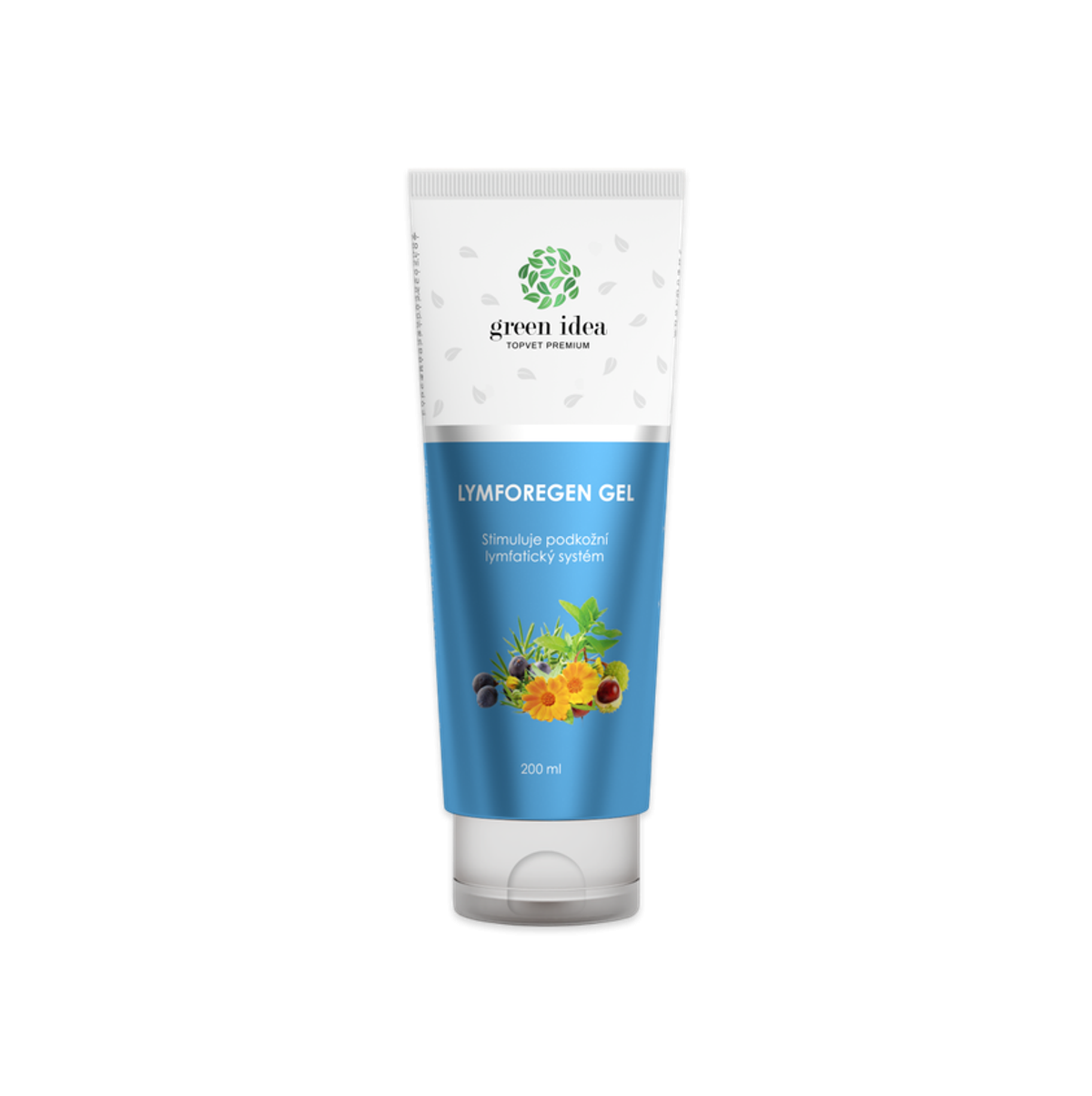 Green idea Lymforegen masážní gel v tubě 200 ml