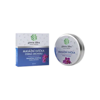 Masážní přípravek Green idea Masážní svíčka - Černá orchidej