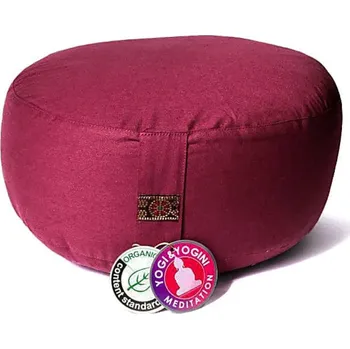 Polštář Meditační polštář 33 x 17 cm purpurový