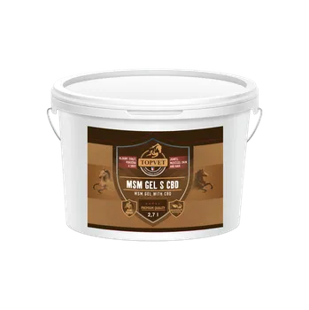 Kosmetika pro koně Topvet MSM gel s CBD 2,7 l