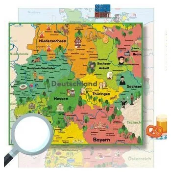 Kinder-Deutschlandkarte - Columbus Verlag