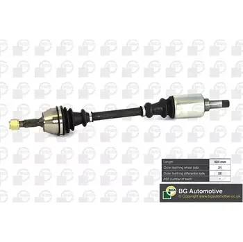 Poloosa kola BGA Hnací hřídel BGA DS1400L