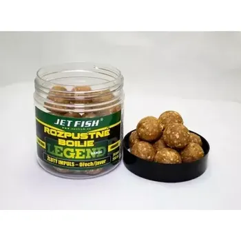 Boilies Jet Fish Boilies Legend Range Žlutý Impuls Ořech/Javor 250ml 24mm (000120)