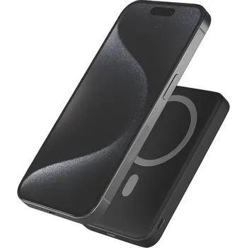 Powerbanka iWant Mag+ powerbanka se stojánkem 7000mAh černá Černá