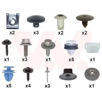 Montážní sada, blatník VAN WEZEL 1507796