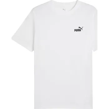 Pánské tričko Pánské triko Puma ESSENTIALS SMALL NO. 1 LOGO TEE XS Bílá, Černá
