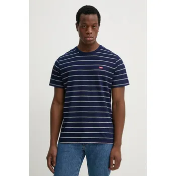 Bavlněné tričko Levi's 56605 námořnická modř 59X, vel. L
