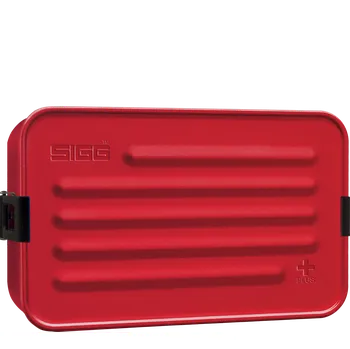 Jídlonosič Sigg Metal Plus L jídelní box 1,2 l, red, 8698.10