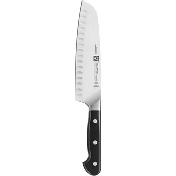 Kuchyňské náčiní Zwilling, Vroubkovaný nůž santoku Zwilling Pro 18 cm - Formadore