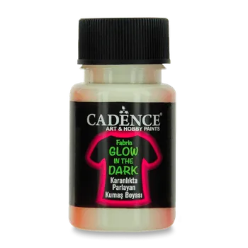 Speciální výtvarná barva Fluorescenční textilní barva Cadence - 50 ml, světle zelená