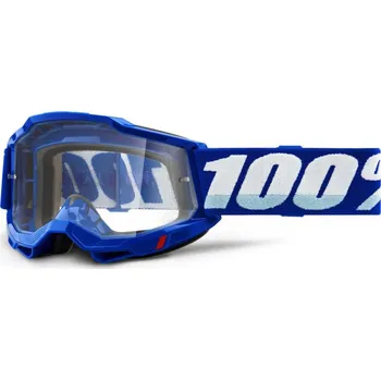 cyklistické brýle Brýle 100% ACCURI 2 OTG Goggle - Blue - Clear Lens