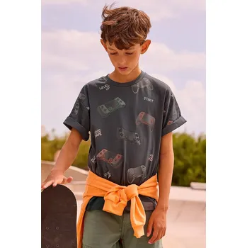 Chlapecké tričko Dětské bavlněné tričko Mayoral 6038.7F.Junior.PPY2 šedá 90X, vel. 128