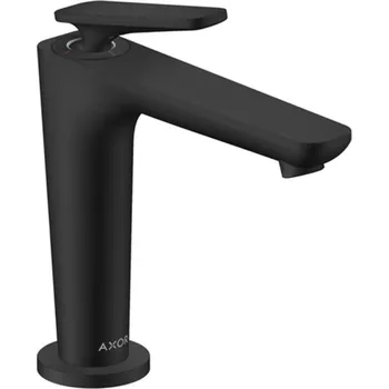 Vodovodní baterie Axor Citterio C - Umyvadlová baterie s výpustí, EcoSmart, CoolStart, matná černá 49040670
