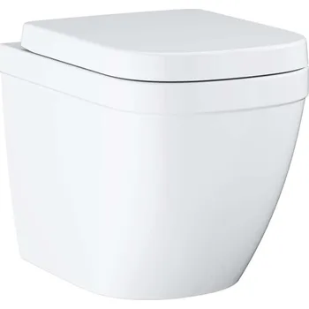 Klozet Grohe Euro Ceramic - Stojící WC se sedátkem softclose, rimless, Triple Vortex, alpská bílá 39839000