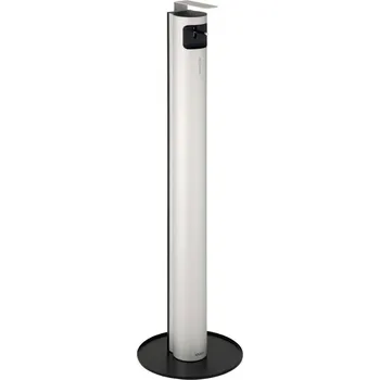 Dávkovač mýdla Keuco Plan - Dávkovač dezinfekce, objem 750 ml, na postavení, stříbrná/černá 14957170400