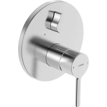 Vodovodní baterie Hansa Vantis - Baterie pod omítku, pro 2 spotřebiče, broušená ocel 8260906780