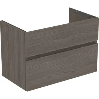 Nábytek Ideal Standard Finesse - Umyvadlová skříňka, 80x44x55 cm, 2 zásuvky, Dark Elm E3387UR