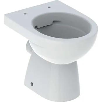 Klozet Geberit Selnova - Stojící WC, zadní odpad, Rimfree, bílá 500.480.01.7