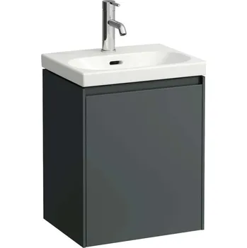 Koupelnový nábytek Laufen Lani - Umyvadlová skříňka, 44x34x52 cm, 1 dvířka, panty vpravo, šedá H4035021122661