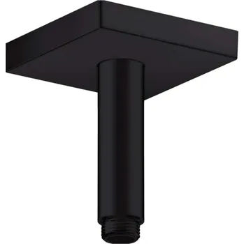 Tyč na sprchový závěs Axor Sprchový program - Sprchové rameno stropní, 10 cm, matná černá 26437670