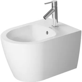 Bidet Duravit ME by Starck - Závěsný bidet Compact, s přepadem, matná bílá 2290153200