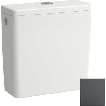 WC nádržka Laufen Lua - Splachovací nádržka, DualFlush, zadní přívod vody, matný grafit H8270817589711