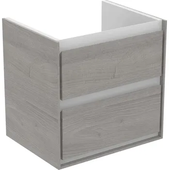 Nábytek Ideal Standard Connect Air - Umyvadlová skříňka 53x41x52 cm, šedý dub/matný bílý lak E1606PS